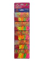 ELÁSTICO  PARA CABELO CARTELA COM 5 PACKS