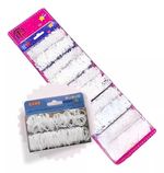 ELÁSTICO  PARA CABELO CARTELA COM 5 PACKS