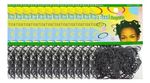 ELÁSTICO LIGUINHA PARA CABELO PCT C/12 PCKS PRETO
