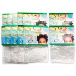ELASTICO LIG CABELO PCT C/12 TRANSPARENTE