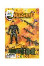 BRINQUEDO KIT SOLDADO C/7 PEÇAS