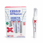 CANETA CORRETIVA 7ML – CAIXA COM 12 UNIDADES