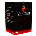 CARVÃO DE NARGUILE COCO NORA 1KG
