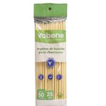 Espetos de Bambu para Churrasco Vabene 25cm – Contém 50 unidades 