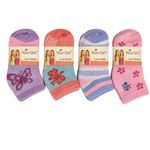 MEIAS FEMININAS INFANTIS – PACOTE C/12 PARES SORTIDOS