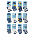 MEIAS MASCULINAS INFANTIS – PACOTE C/12 PARES SORTIDOS
