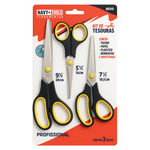 KIT DE TESOURAS NAVY C/3 PEÇAS (14, 19 E 24CM)