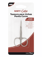 TESOURINHA P/SOBRANCELHAS  C/PONTA CURVA