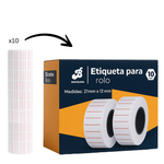 ETIQUETAS DE PREÇO CAIXA COM 10x10x500 ROLOS 