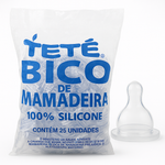 BICO DE MAMADEIRA TETÊ PCT C/25 UN