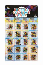 BOLINHAS DE GEL COLORIDAS ORBEEZ CART C/20