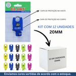 CADEADO COM CAPA DE PROTEÇÃO 20MM CART INDIVIDUAL