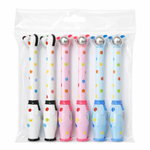 CANETAS GIRRAFAS PACOTE C/6 UN (PONTA FINA)