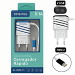 CARREGADOR SMART TIPO C  5.1A