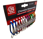 CHAVEIRO MOSQUETÃO DE METAL CART C/12 UN
