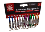 CHAVEIRO MOSQUETÃO DE METAL CART C/12 UN