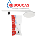 CHUVEIRO FRIO GRANDE COMPLETO C/REGISTRO 