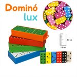 DOMINÓ DE PLÁSTICO COLORIDO