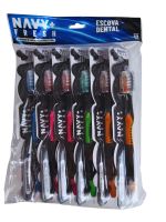 ESCOVA DENTAL MÉDIA PCT C/12 NAVY