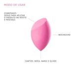 ESPONJA P/ MAQUIAGEM GOTA CHANFRADA PCT C/12