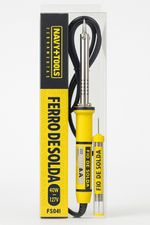 FERRO DE SOLDA 40W/127V COM TUDO DE FIO DE SOLDA 