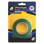 FITA DUPLA FACE VERDE 12 MM x 2M BARCELONA