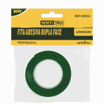FITA DUPLA FACE VERDE 12 MM x 2M 