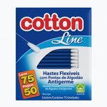 HASTES FLEXÍVEIS C/75 UN COTTON