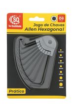 JOGO DE CHAVES ALLEN HEXAGONAL C/8 PEÇAS 