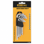 JOGO DE CHAVES TORX CURTA C/9 PEÇAS (ESCOLHA O TAMANHO)