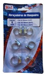 KIT ABRAÇADEIRAS C/06 PÇS