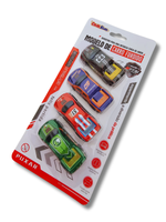KIT C/4 CARRINHOS SISTEMA PUXE E SOLTE