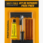 KIT DE FERRAMENTAS P/ REPARO DE PNEUS C/6 PEÇAS