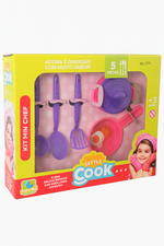 KIT DE PANELINHAS MINI CHEF C/5 PEÇAS
