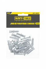KIT DE PARAFUSOS COM BUCHA 6 x 30MM (20 SETS)