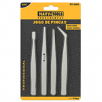 KIT DE PINÇAS C/4 PEÇAS (RETA, CURVA, CHATA E INVERSA)