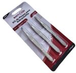 KIT DE PINÇAS PARA SOBRANCELHAS C/03 PÇS