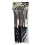 KIT FACA DE CHURRASCO C/06 PEÇAS HM