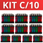 KIT ISQUEIRO CHAMA COLORIDO- INMETRO E CÓDIGO DE BARRA