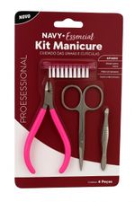 KIT MANICURE NAVY 4 PCS