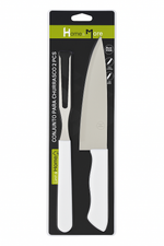 KIT PARA CHURRASCO 2 PÇS INOX