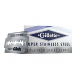 Lamina Barbear Gillette Platinum Aço Inoxidável c/100