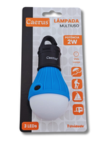 LÂMPADA PORTÁTIL À PILHA 2W (3 LEDS)