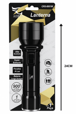 LANTERNA 1 LED / 3WATTS RECARREGÁVEL CAERUS