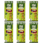 LÁPIS DE COR LEO&LEO ECO PCT C/06 CAIXINHAS