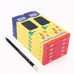 LÁPIS GRAFITE PRETO HB N°2 COM BORRACHA PCT C/12 (144 UN POR PCT)