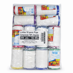 Linha 10 para Pipa 100% Algodão Real Seda – 200 Jardas (183m) – Pacote com 12 Unidades