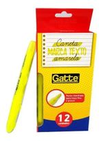 MARCA TEXTO AMARELO  CX C/12 UN GATTE