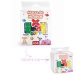 MASSA DE MODELAR 65GR  PACOTE C/6