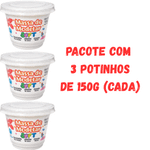 MASSINHA DE MODELAR SOFT - PACOTE C/3 POTINHOS DE 150G CADA